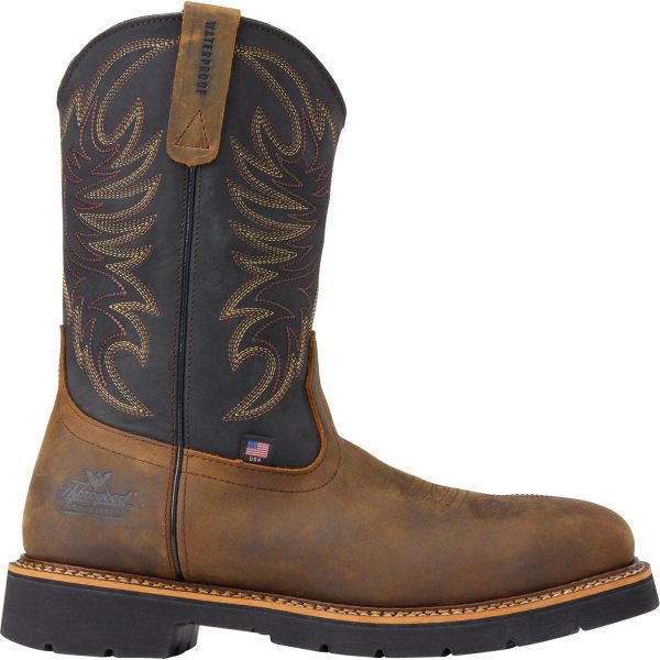Men's Thorogood Steel Square Toe WP Wellingtons