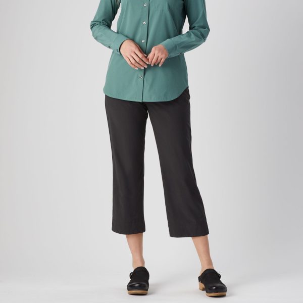 Women's Nine to Fine Synthetic Pull-On Capris