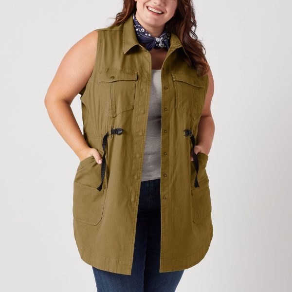 Women's Plus Rootstock Gardening Tunic Vest