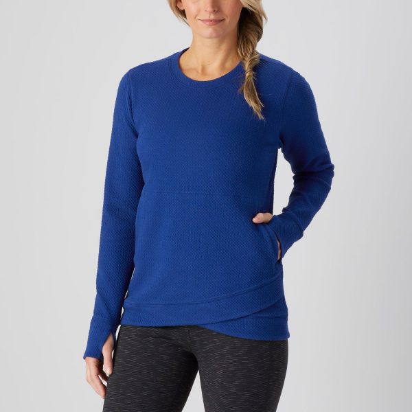 Women's Textured Jacquard Sweatshirt
