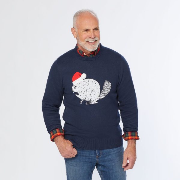 Men's Ugly Beaver Fair Isle Crew Sweater
